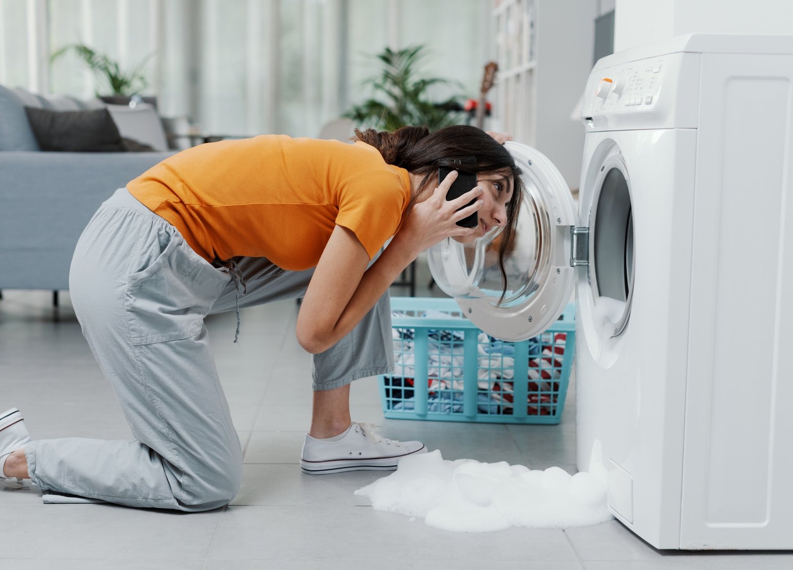 Waschmaschine brummt und zieht kein Wasser